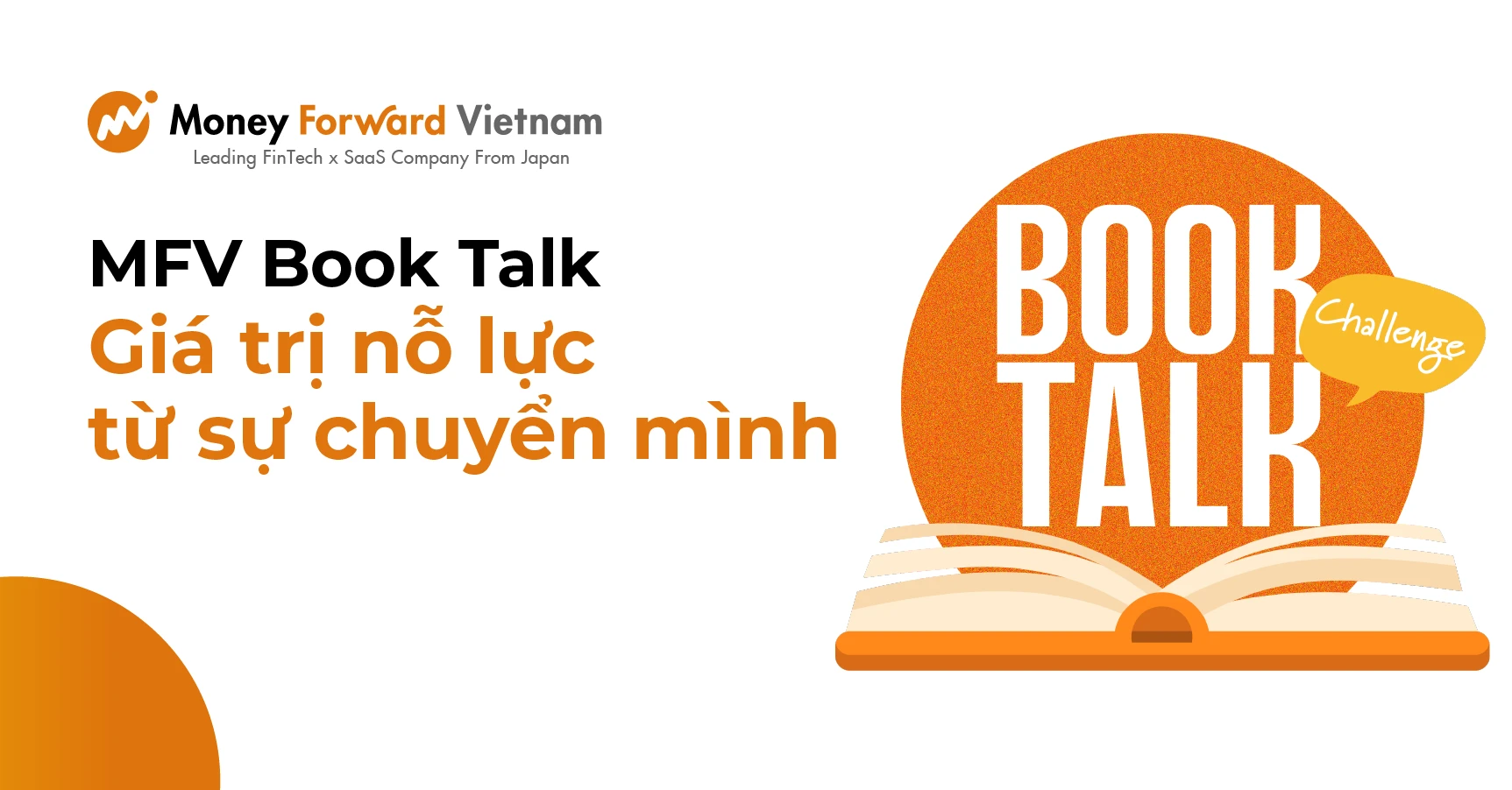 MFV Book Talk - Giá Trị Từ Sự Nỗ Lực Chuyển Mình